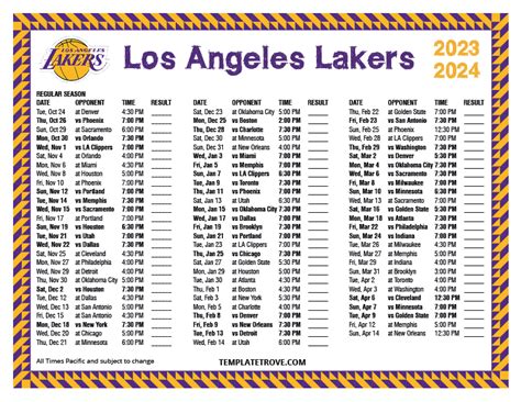 lakers games schedule 2024